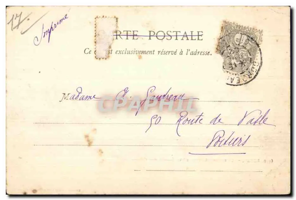 Royan — La Grande Conche und das Municipale Casino — Henry Guellier, F. Fonrouge, A.A. - Rückseite