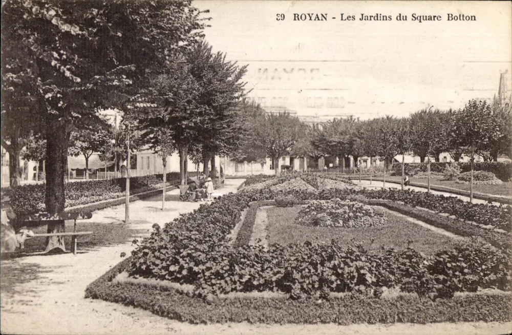 Royan - Die Gärten des Square Bolton — Verlag Ed. Nouvelles Cartes Royan, Nr. 39 - Vorderseite