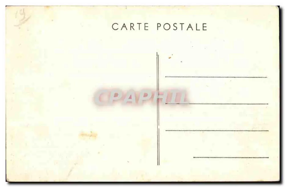 BORT-les-ORGUES (Corrèze) — Le Saut de la Saule — Cim - Rückseite