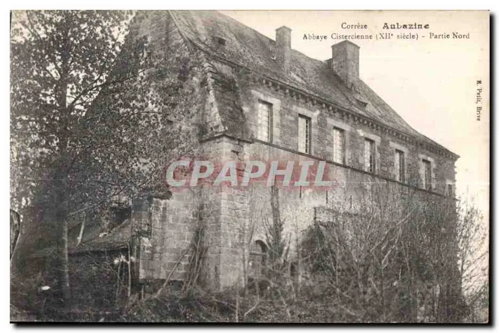 Zisterzienserkloster Aubazine — Nordteil — R. Peltz, Brive - Vorderseite