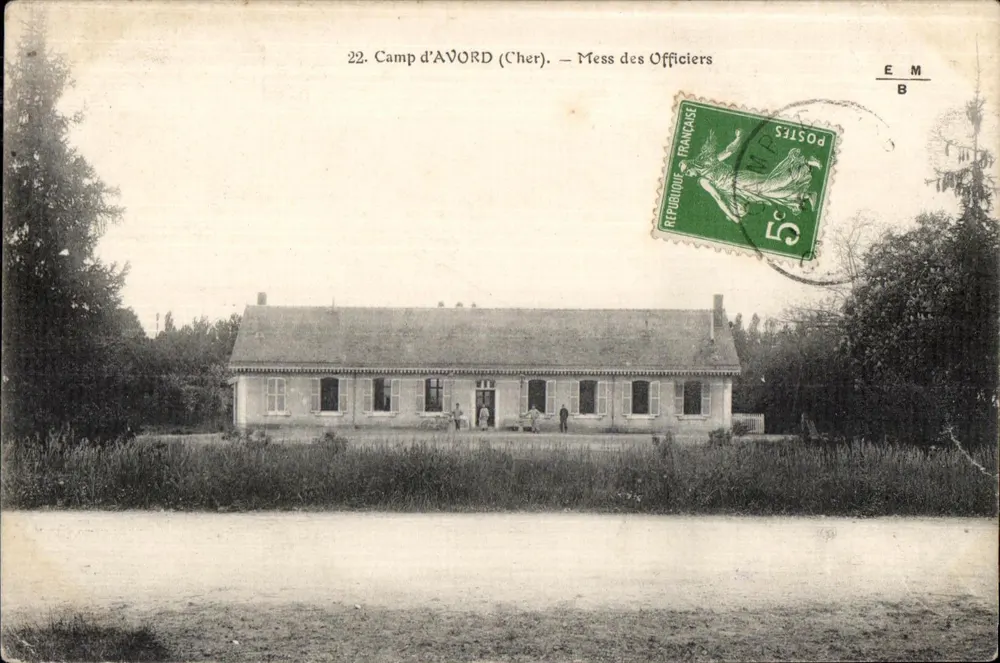 Camp d'Avord (Cher) — Offiziersmesse — Unbekannter Verleger, Nr. 22 - Vorderseite