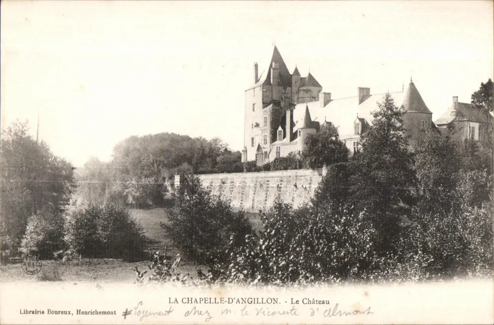 La Chapelle-d'Angillon - O Castelo - Livraria Boureux, Henrichemont - Frente