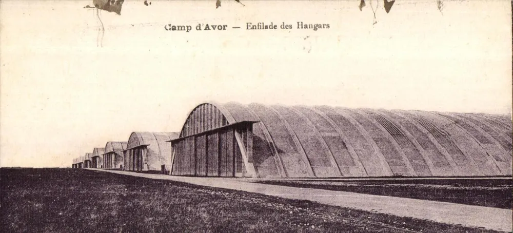 Camp d'Avor — Reihen der Hallen — Verlag A. Thibaut - Vorderseite