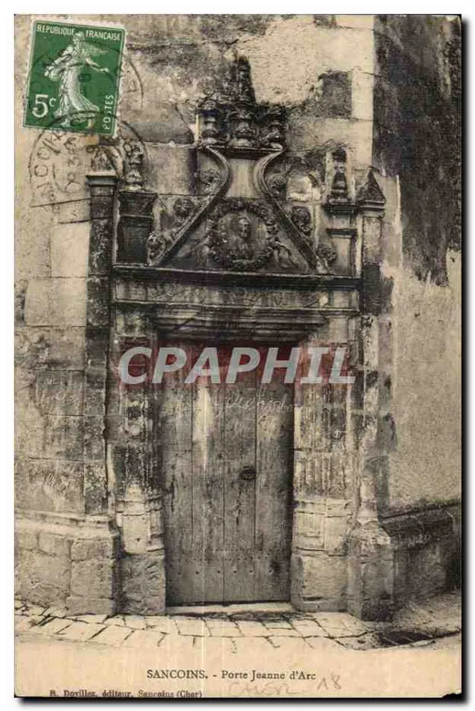 Sancoins - Porta Jeanne d'Arc — R. Davillier, editor, Sancoins (Cher) - Frente