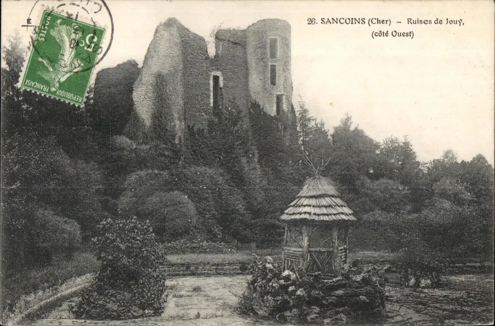 Sancoins (Cher) — Ruínas de Jouy, lado Oeste — Editor não identificado, n° 26 - Frente
