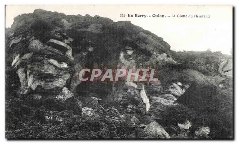 In Berry - Culan - Die Höhle des Webermanns — n°343 - Vorderseite