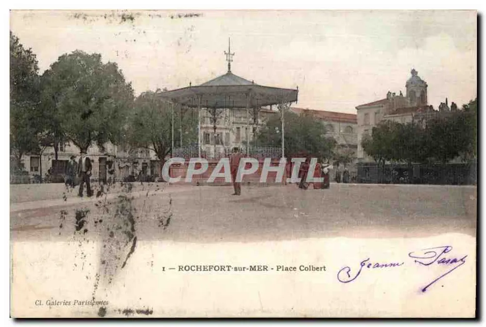 ROCHEFORT-sur-MER - Place Colbert — editor Cl. Galeries Parisiennes, n°1 - Frente