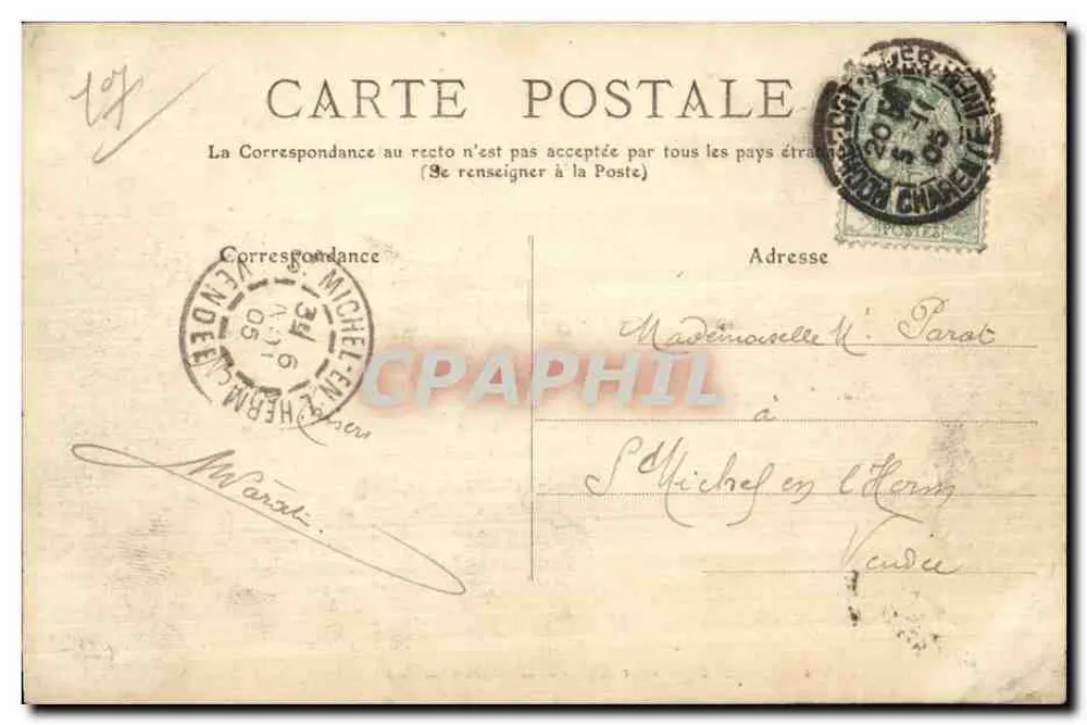 ROCHEFORT-sur-MER — Prefeitura Marítima — 33 bis - Verso