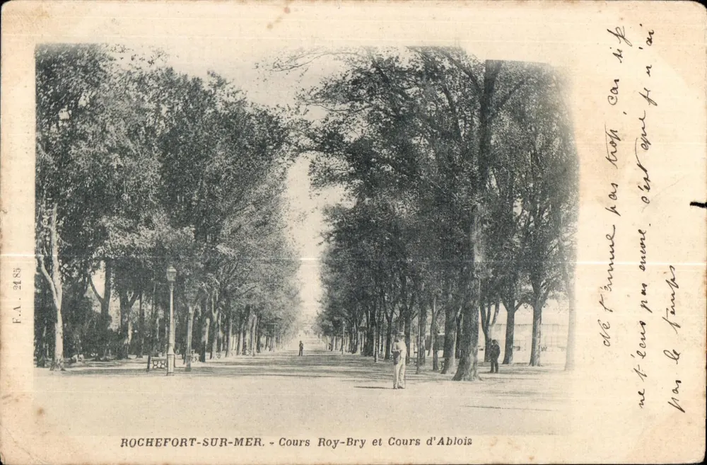 Rochefort-sur-Mer — Cours Roy-Bry und Cours d'Ablois — F.A. 2483 - Vorderseite