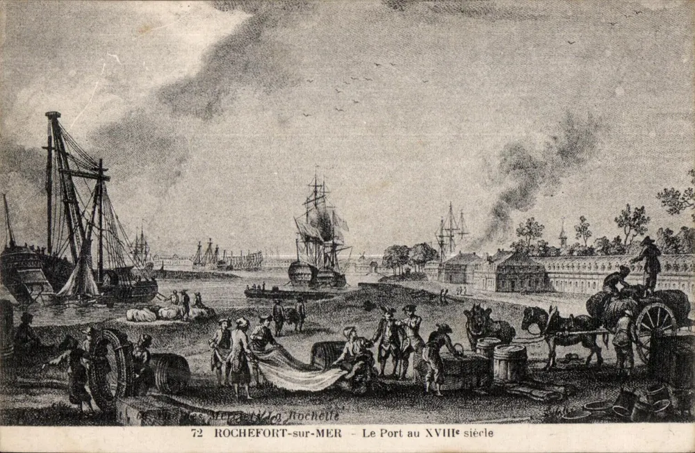 Rochefort-sur-Mer — Der Hafen im 18. Jahrhundert — Éd. C. Collasse, n° 72 - Vorderseite