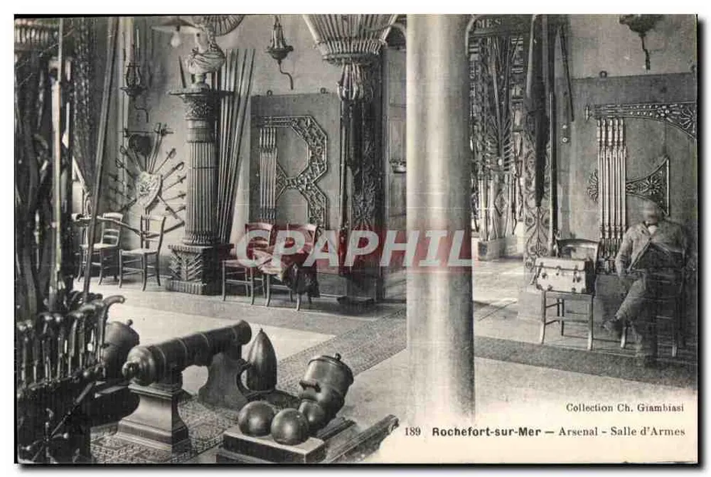 Rochefort-sur-Mer — Arsenal — Waffenkammer — Sammlung Ch. Giambiasi - Vorderseite