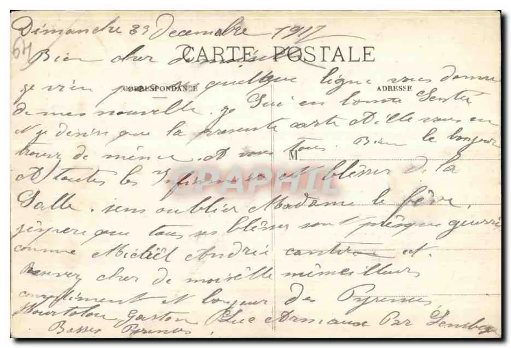 Pau — A Cadeia dos Pirineus — G.C. 145 - Verso