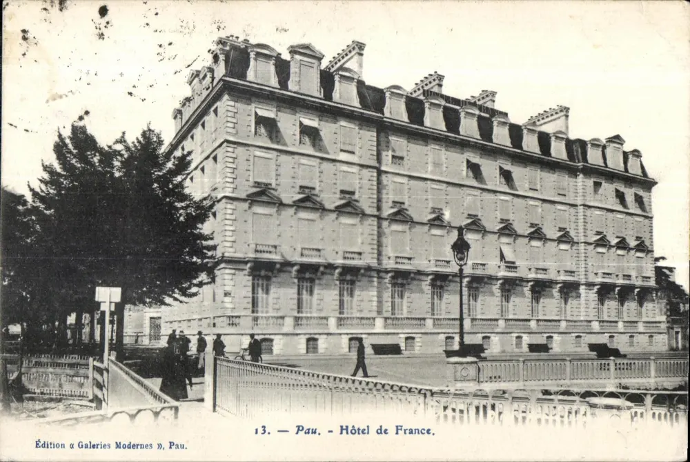 Pau — Hotel de France — Edition « Galeries Modernes », Pau - Vorderseite