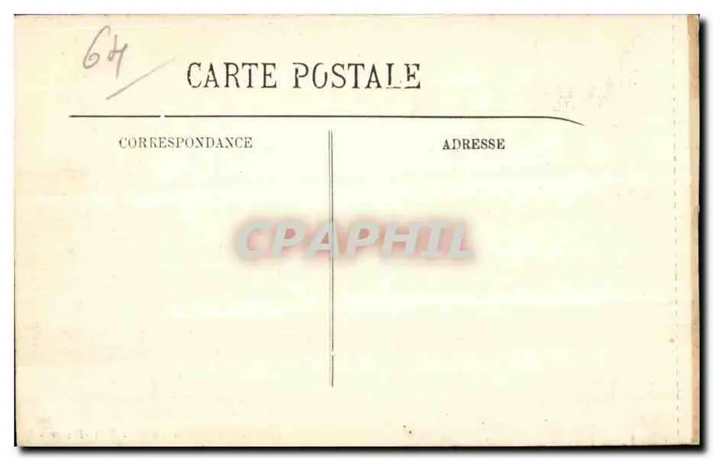 Pau - O Castelo, visto da Basse-Plante — LL - Verso