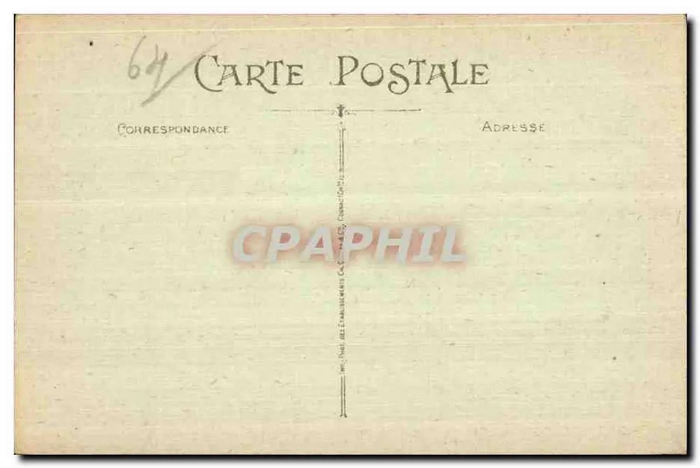Pau - Praça Real - Estátua de Henrique IV — C.C. 19 - Verso