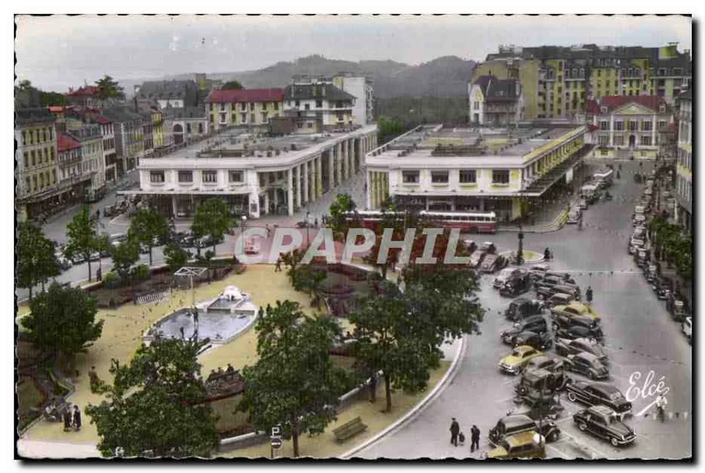 Platz G. Clémenceau und das Palais der Pyrenäen — Pau (Basses-Pyrénées) — L. Chatagneau - Vorderseite