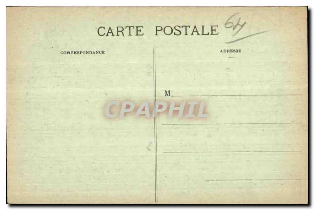 Pau - Palácio de Inverno visto de frente — C.C. - 8 — editor Carrsche, Pob - Verso