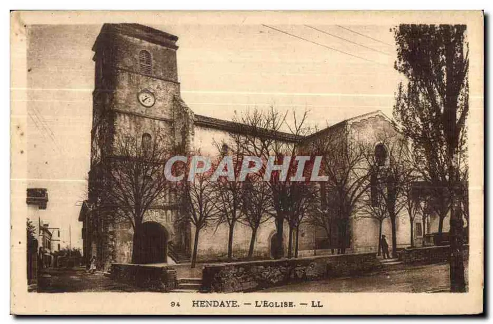 Hendaye — A Igreja — LL - Frente