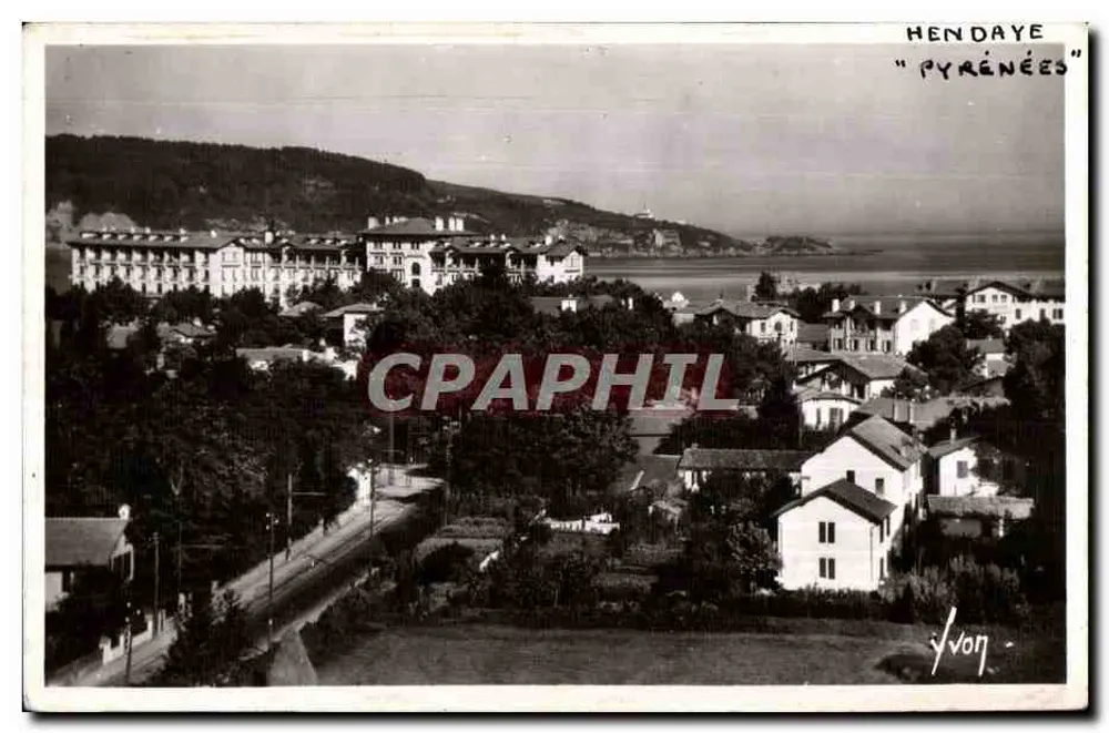 Hendaye - Pirineus — Vista geral — Les Éditions d'Art de la Côte Basque - Frente