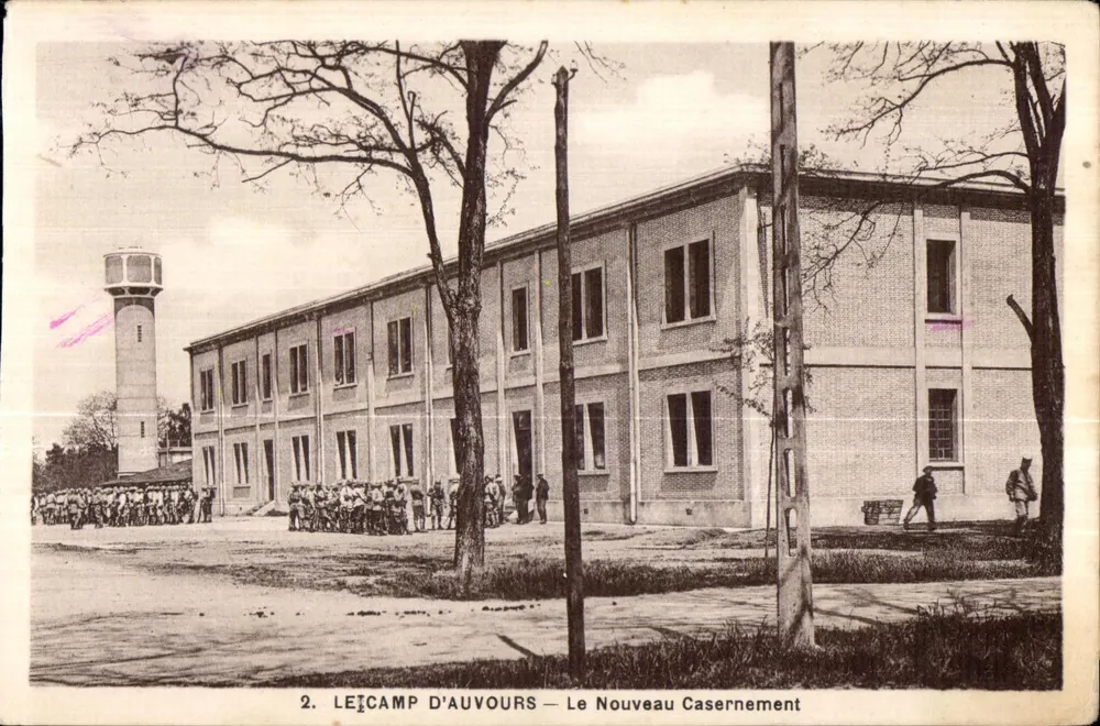 Das Lager von Auvours — Das Neue Kasernengebäude — A. Dolbeau, Le Mans - Vorderseite
