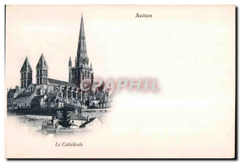 Autun — A Catedral — editor desconhecido - Frente