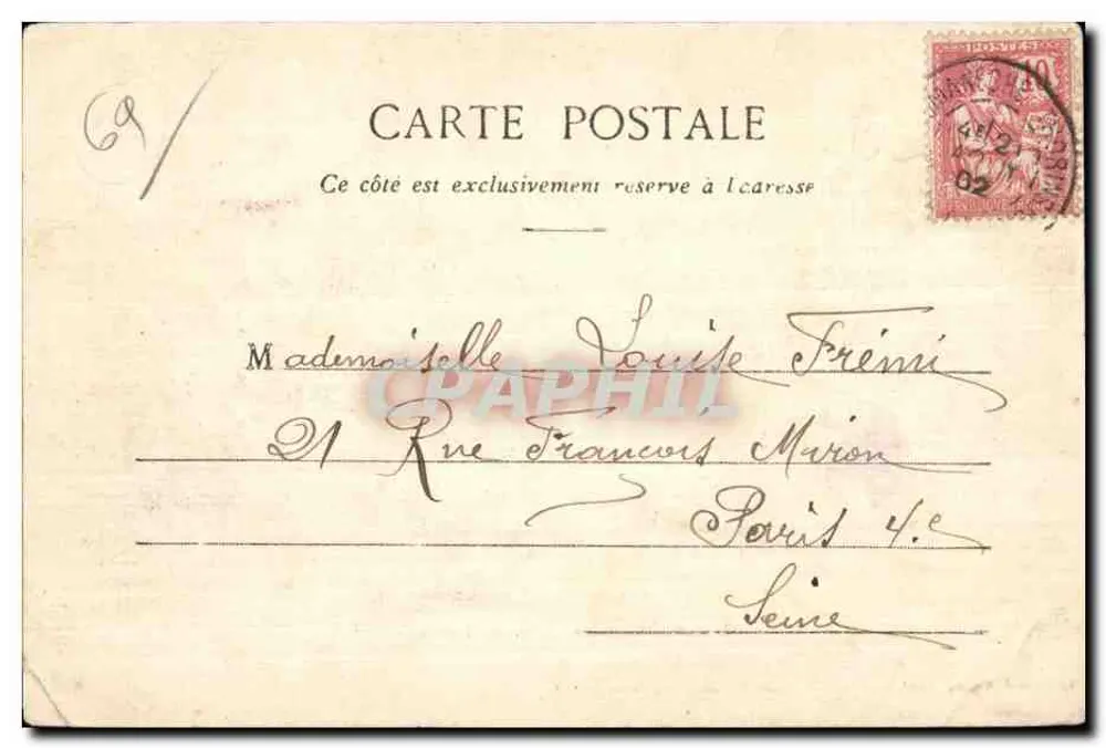 Environs de Beaujeu — Château d'Avenas — Librairie du Centre, Chambon, édit. - Verso