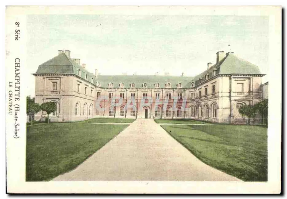 Champlitte (Haute-Saône) — O Castelo — número de série 70 - Frente