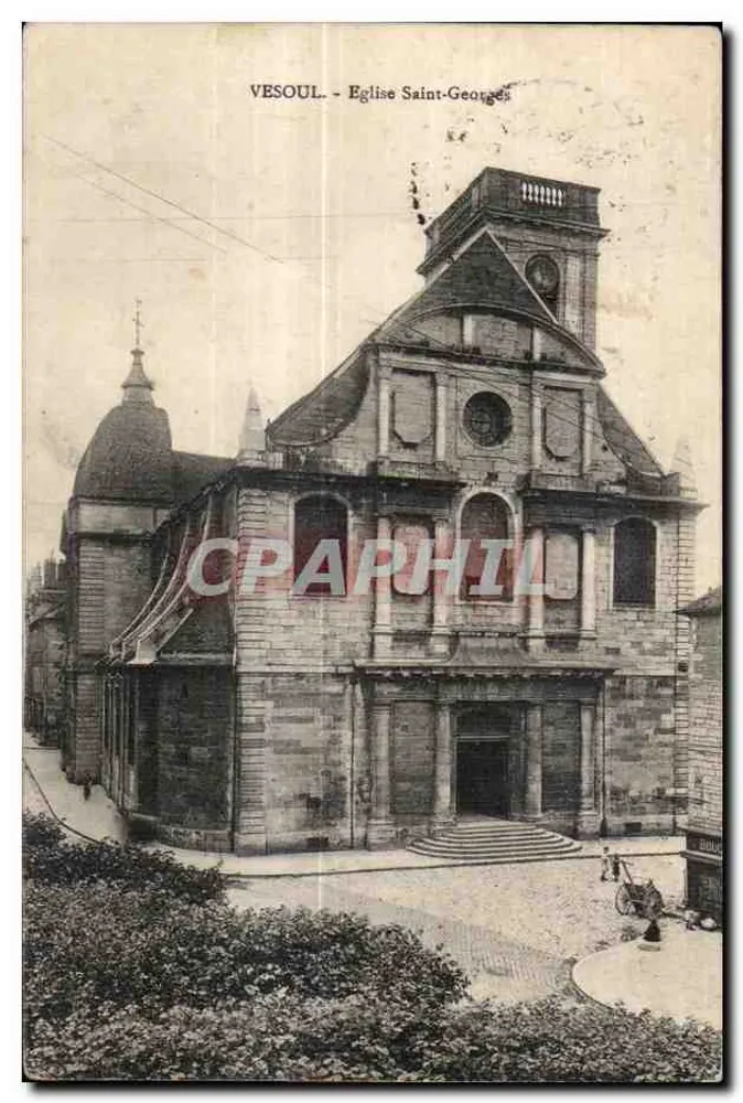 Vesoul - Chiesa di San Giorgio — Cartolina d'epoca - Recto