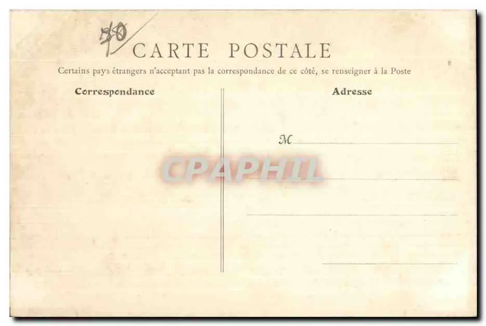 Luxeuil-les-Bains — Rue des Grands-Hôtels — Verlag B. F., Paris - Rückseite