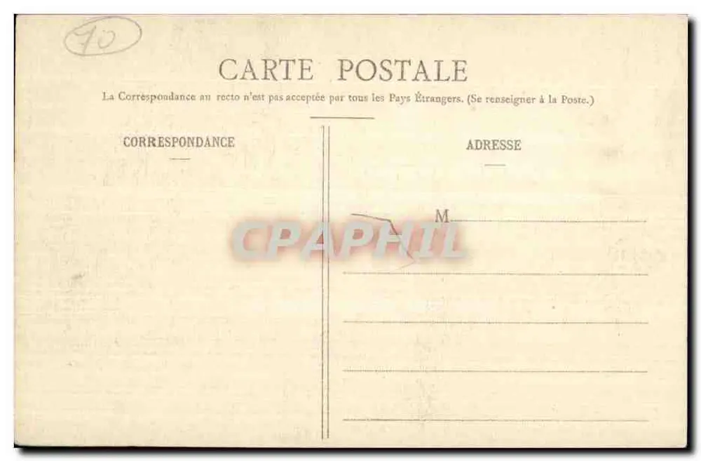 Luxeuil-les-Bains — Turm des Rathauses — Imp. Ad. Wi ck, Saint-Dié, N° 4176 - Rückseite