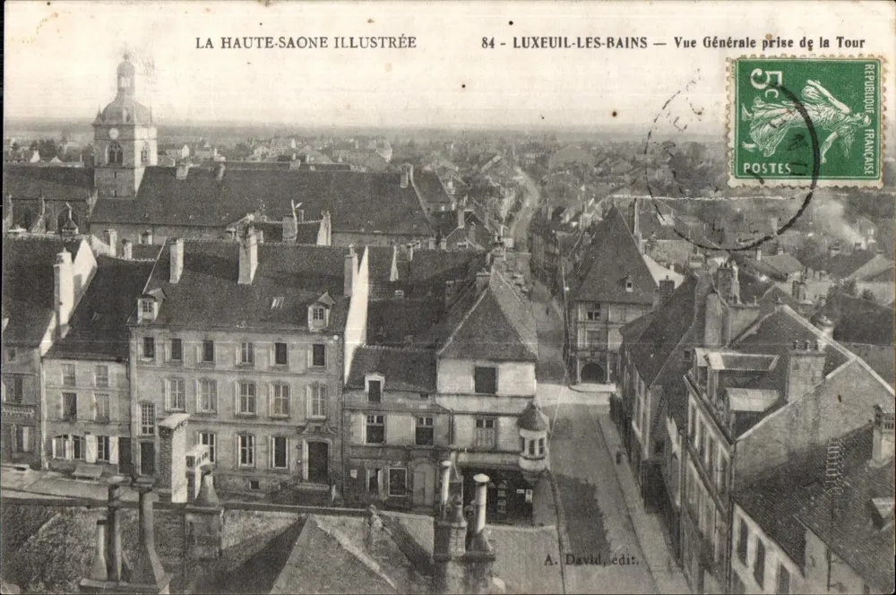 LUXEUIL-LES-BAINS — Allgemeiner Blick von der Turm — A. David, Verlag - Vorderseite