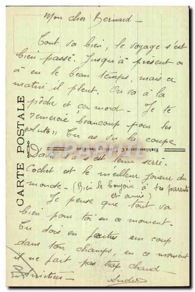 LUXEUIL-les-BAINS — Maison François Ier — Verlag Audré, n° 3388 - Rückseite