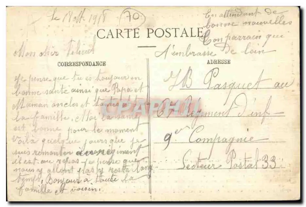 LUXEUIL-LES-BAINS — Antiga Abadia, hoje Escola Secundária Livre Saint-Colomban — La Haute-Saône Illustrée, n°7 - Verso
