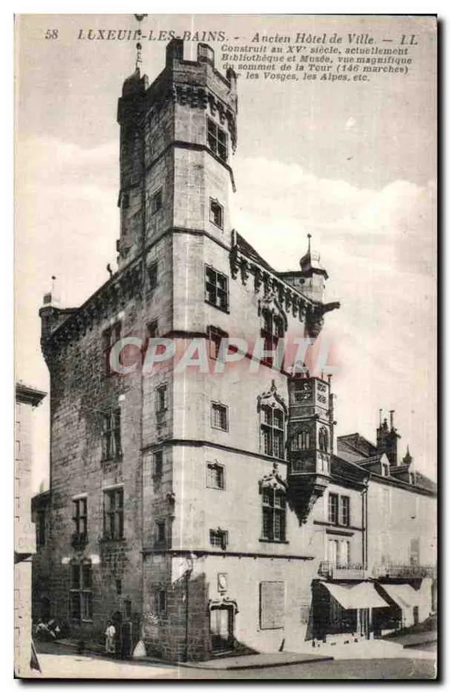 Luxeuil-les-Bains — Ehemaliges Rathaus — Bibliothek und Museum - Vorderseite