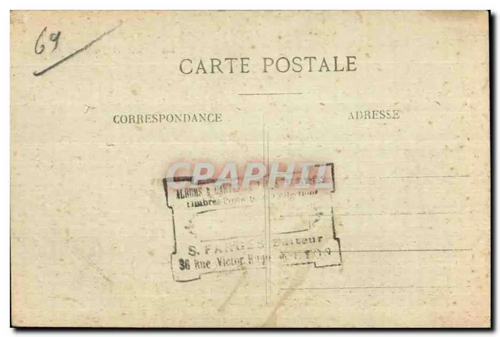 Collonges-au-Mont-d'Or (Rhône) — Die Saône und die Île Roy — Verlag S. Farges, Nr. 941 - Rückseite
