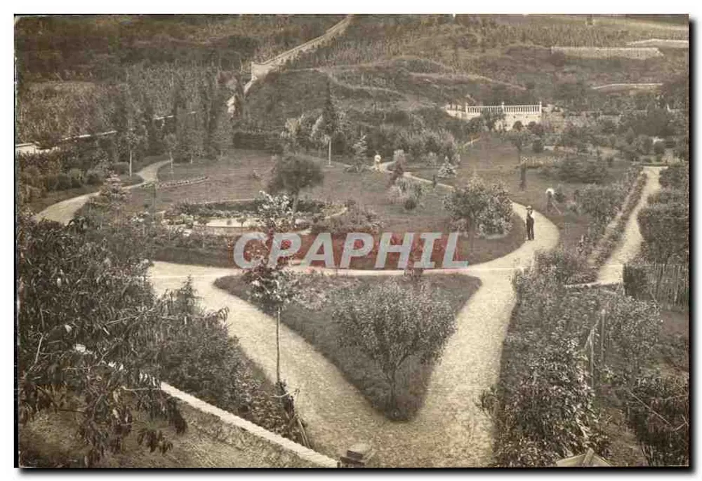Jardim da Campagna de Montélimar — vista aérea — C. Didier, Romain-Gal (Rhone) - Frente