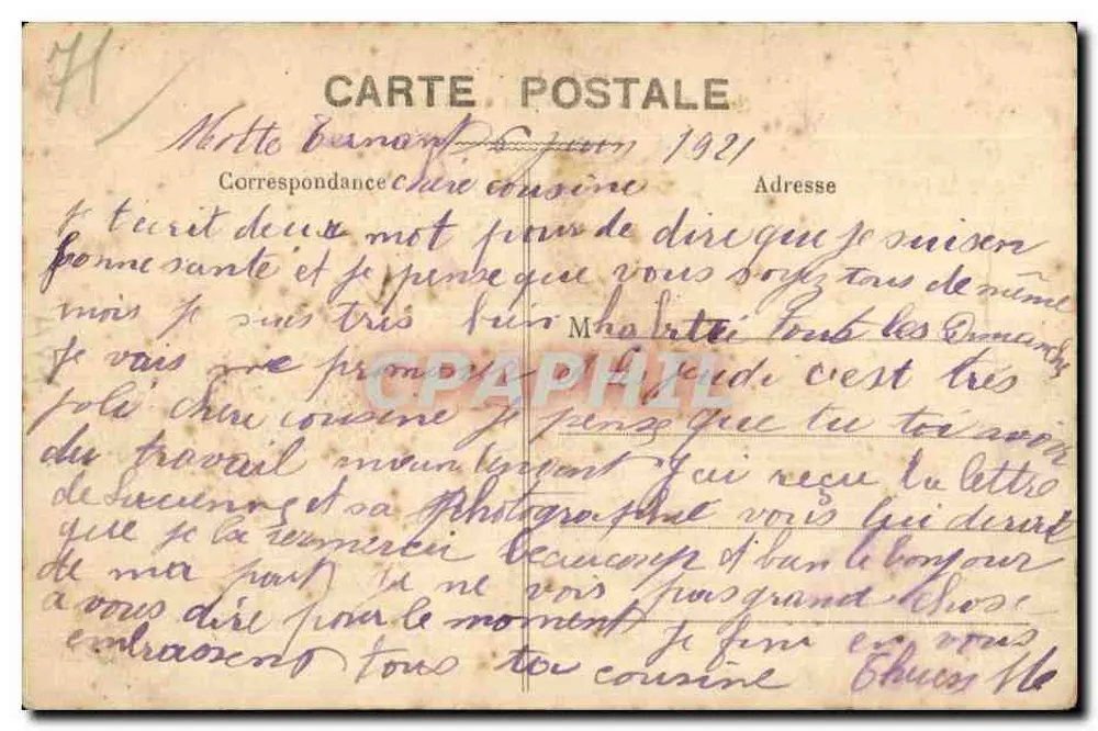 La Vallee della Cure al ponte del Monthal — Le Morvan Illustré — G. Gervais, Allouy, Saône-et-Loire - Verso