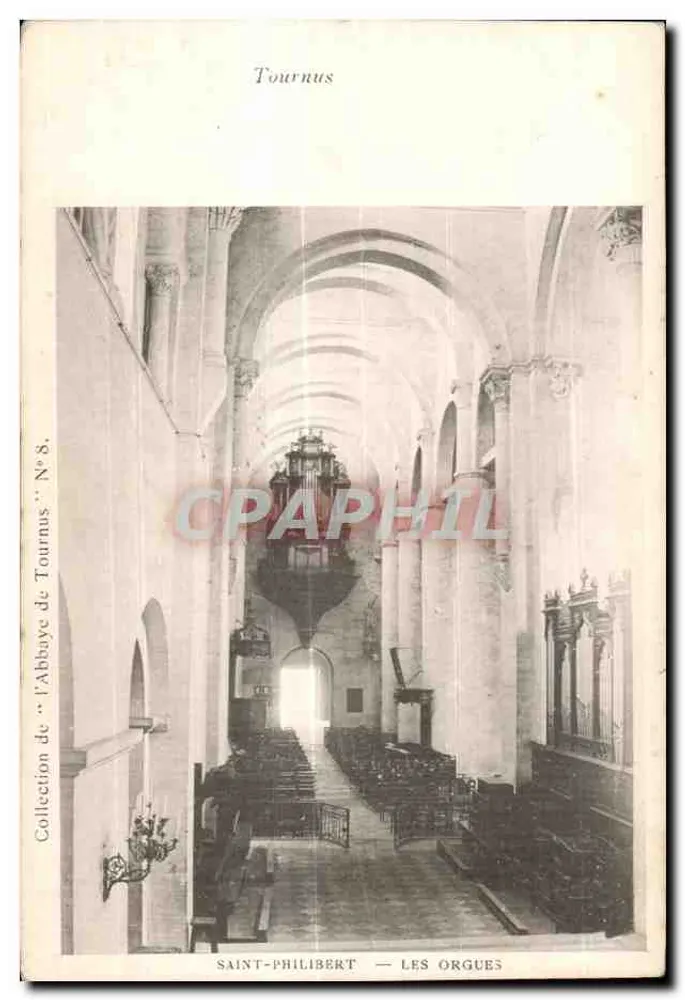 Saint-Philibert — Die Orgeln — Sammlung der Abtei Tournus, Nr. 8 - Vorderseite