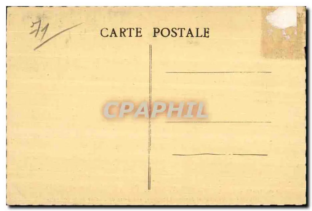 Cluny — Bairro e Jardins Abbatiais, vista tirada do campanário da Capela — Coll. Migazard - Verso