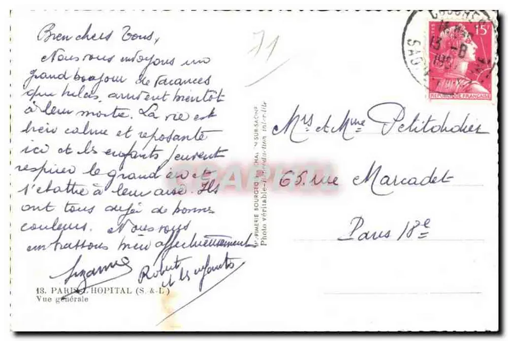 Dégelis — Vista generale — Foto BOURDEAU & Cie - Verso