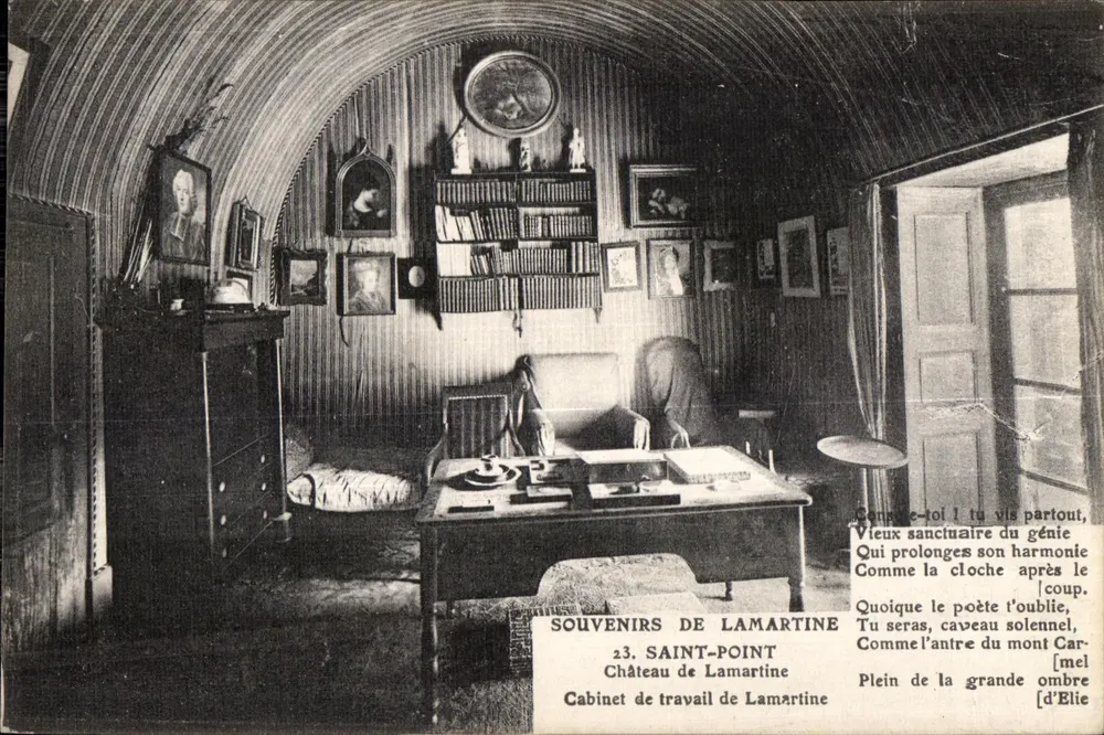 Gabinet pracy Lamartine — Pamiętniki Lamartine — P. Charvet, nr 23 - Awers
