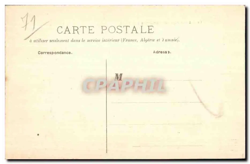 Das Baldaquin-Bett von Lamartine in St-Point — Verlag H.R.M. MACON - Rückseite