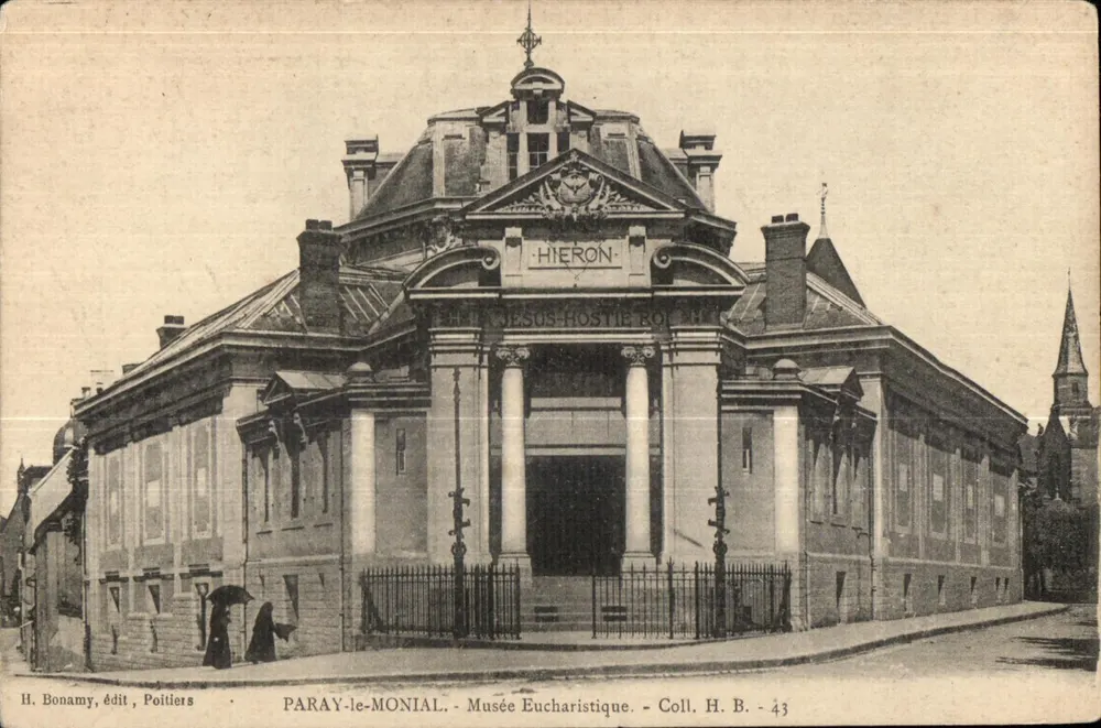 Paray-le-Monial - Museu Eucarístico - H. Bonamy, editor Poitiers - n°43 - Frente