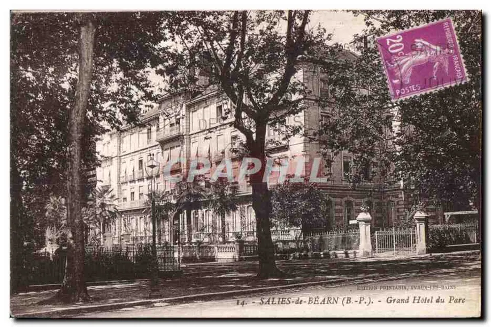 SALIES-de-BÉARN (B.-P.) — Grand Hotel du Parc — Edition Pointania, Salies-les-Bains - Vorderseite