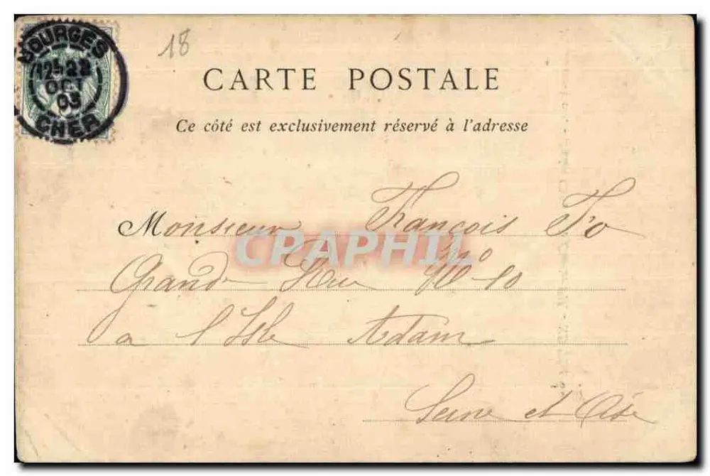 Mébun-sur-Yèvre — Alter Schloss von Charles VII — ND Pbot - Rückseite