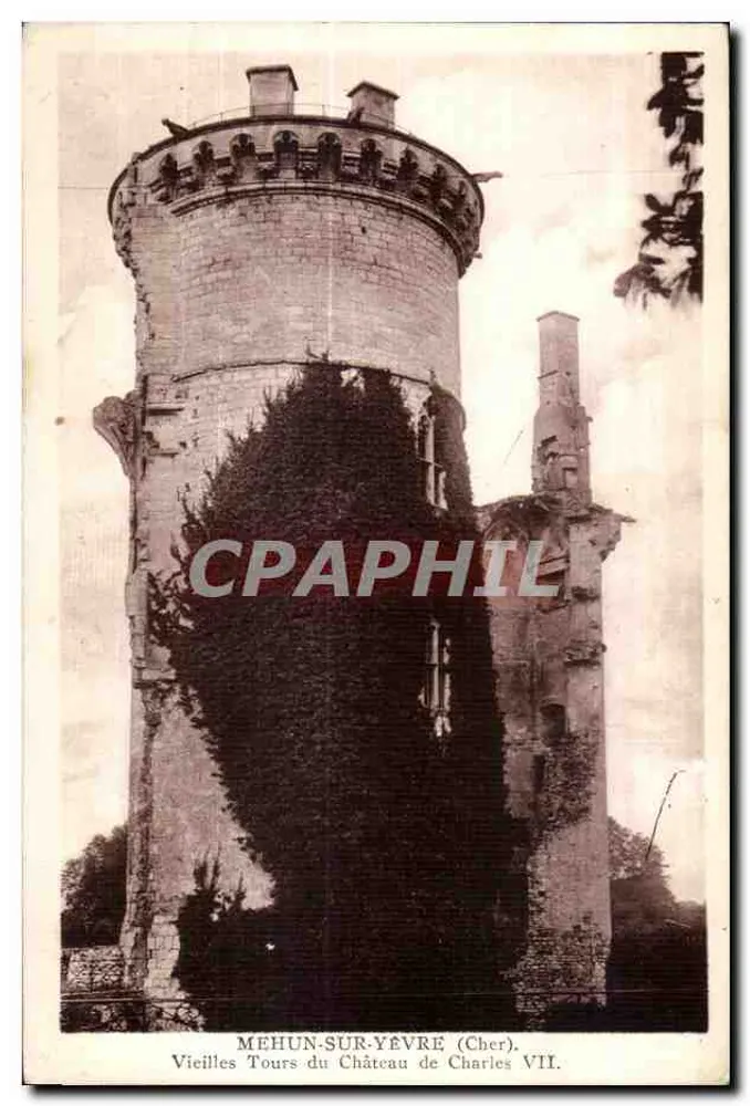 Mehun-sur-Yèvre (Cher) — Alte Türme des Schlosses von Charles VII — Verlag Dutard Fils, Vierzon - Vorderseite