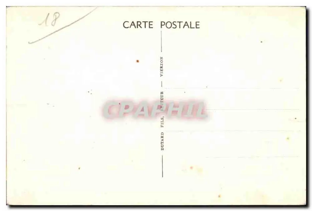 Mehun-sur-Yèvre (Cher) — Alte Türme des Schlosses von Charles VII — Verlag Dutard Fils, Vierzon - Rückseite