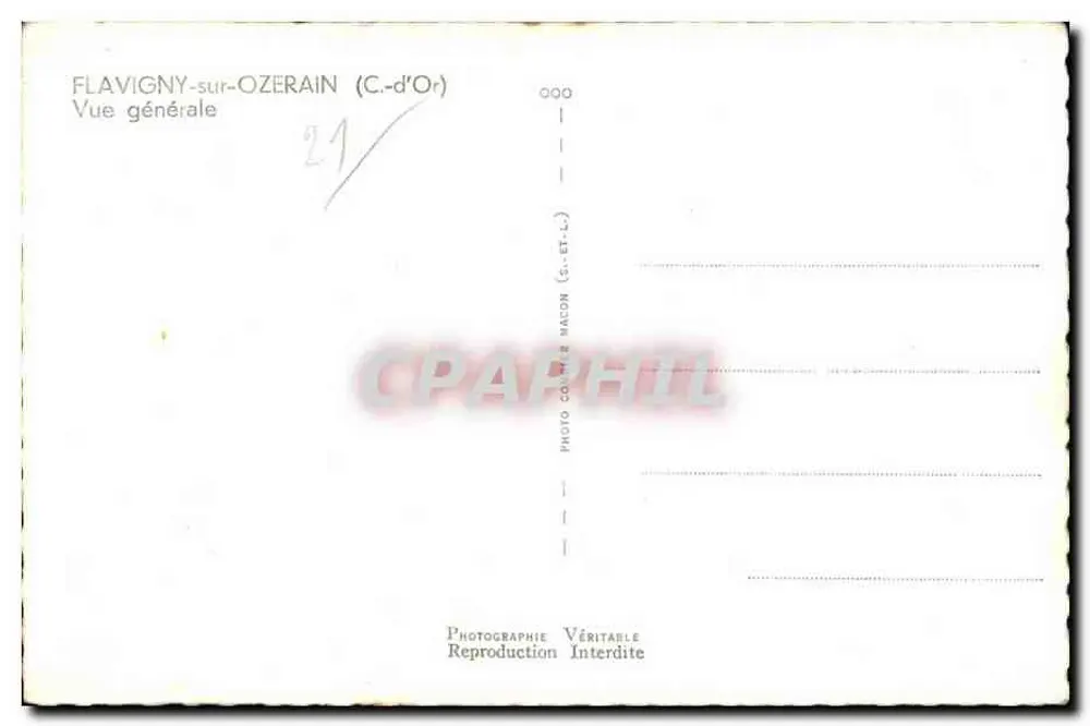 Flavigny-sur-Ozerain — Vista geral — Foto C. Et-L. - Verso