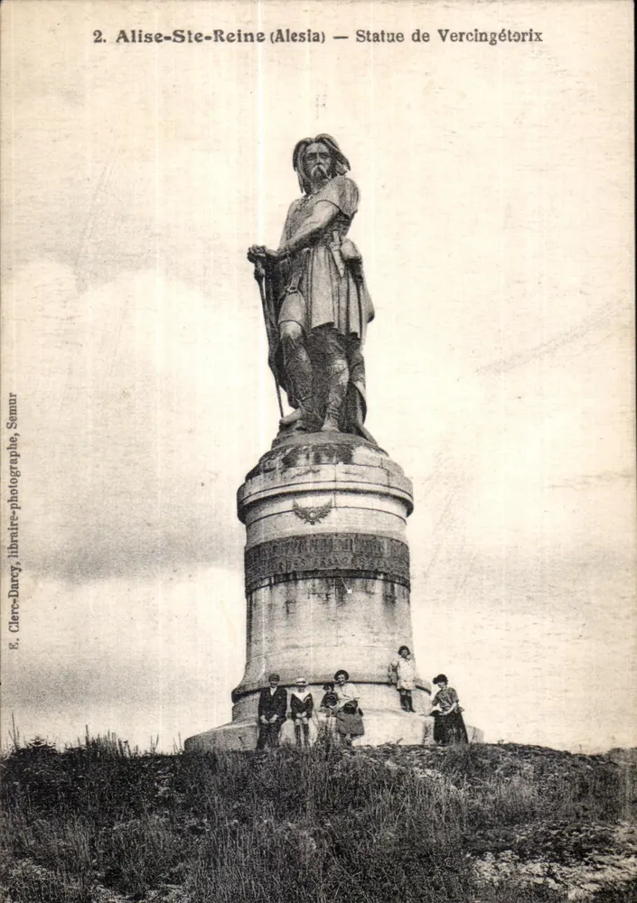 Alise-Sainte-Reine (Alesia) — Statue von Vercingetorix — G. Clerc-Darcy, Buchhändler-Fotograf, Semur - Vorderseite