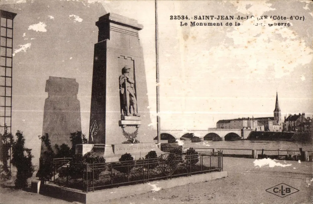 Saint-Jean-de-Jouarre (Côte-d'Or) — Il Monumento della Seconda Guerra — C.L.B. n°22534 - Recto
